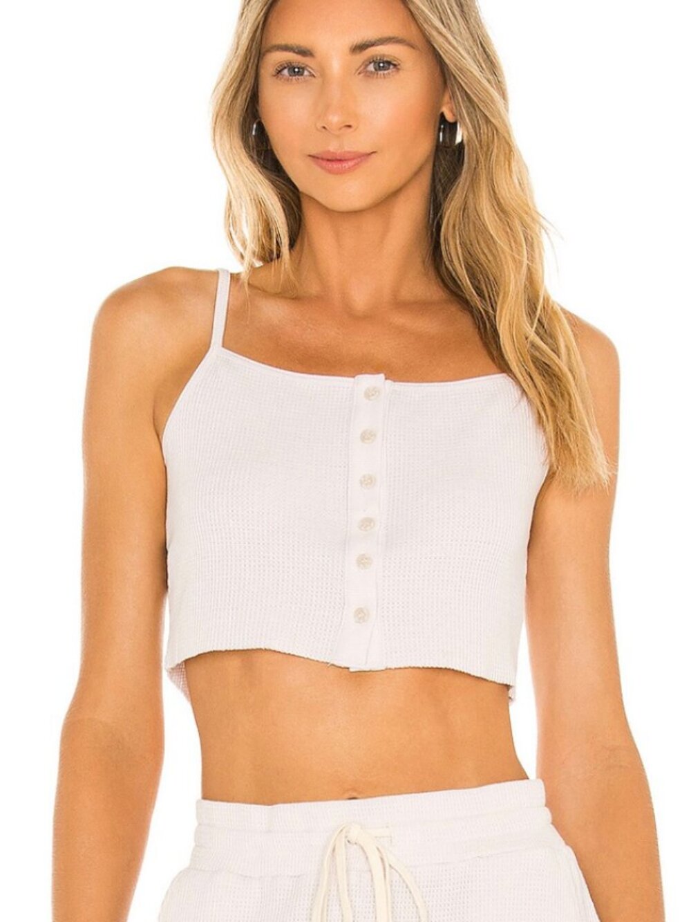 NWT Twenty Montreal Everest Thermal Crop Tank in White